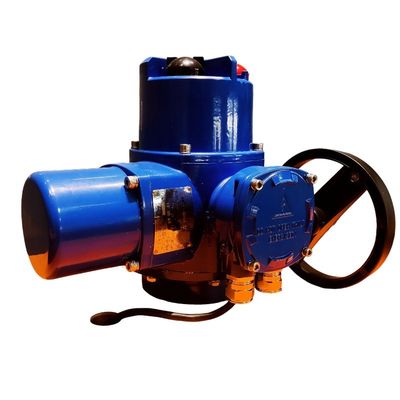 Actuador a prueba de explosión de protección térmica 220V AC Actuador eléctrico de piezas giratorias